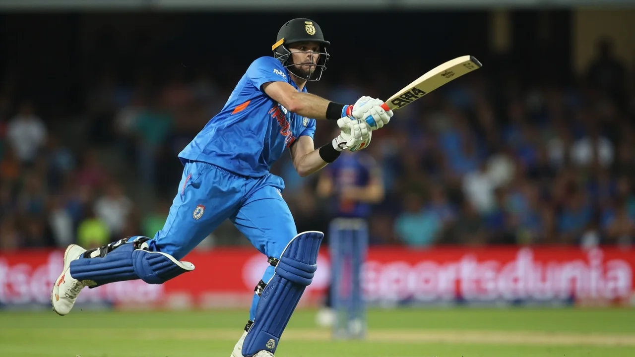Key player action shot from the 4th T20I