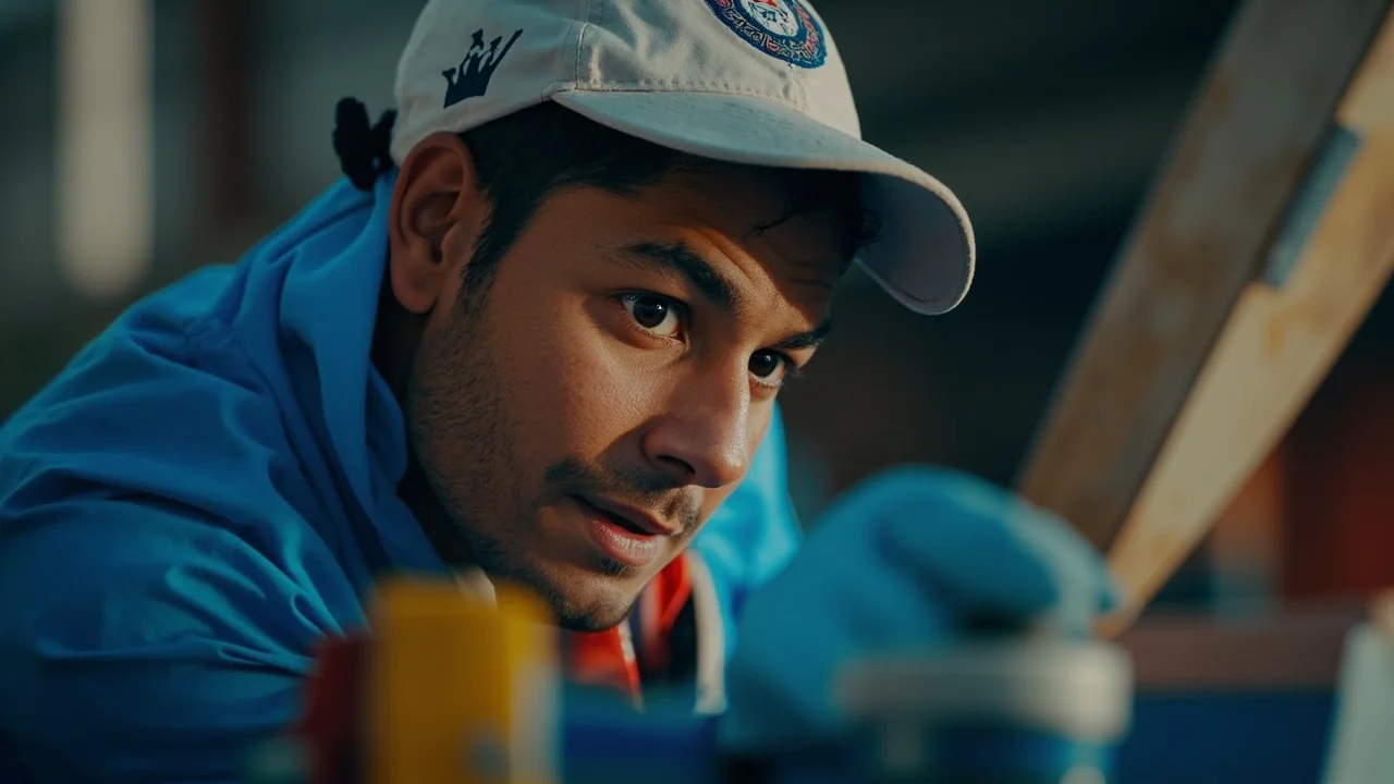 Indian squad in a tactical meeting reviewing bowling plans ahead of a Test